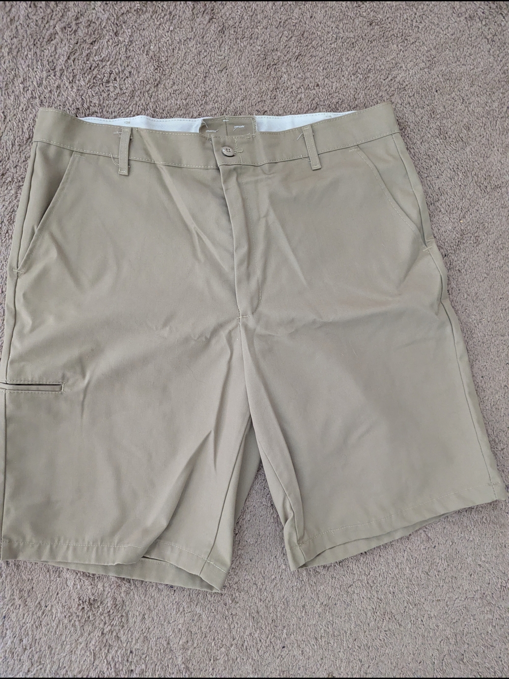 Red Kap Men's Khaki Performance Shorts - Classic Fit 40 NWOT